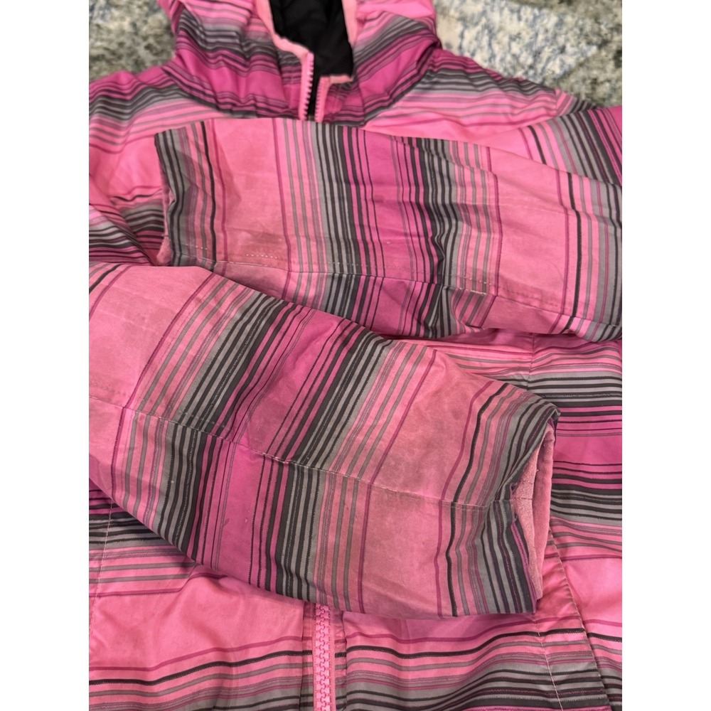 The North Face Black Pink Down Reversible Puffer Jacket Kids Girls XS 6 - Picture 7 of 7